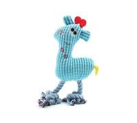 KUNYOS Jouets for Chiens, résistants à la Mastication et durables, avec Fonction sonore, matériau en Peluche, Doux et ne blesse Pas Les gencives(Blue)