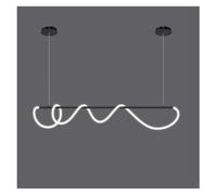 KUNYOS Lustre suspendu moderne nordique en forme de tuyau, à intensité variable, for cuisine, salle à manger, salon, table basse, luminaire décoratif for la maison(Cold white 6000K,Gold)