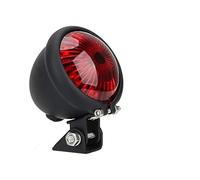 KUNYOS Moto Projecteurs LED Pour Sportster Pour Touring Pour Dyna Electra Glide Pour Street Feu Stop Arrière Universel Pour Moto Feu Arrière De Frein(Red Black)