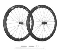 KUNYOS Paire De Roues De Vélo De Course en Carbone Ultralégères 700C/622 Mm, Paire De Roues Tubeless Ready, Jante Wave 5045 Mm, Freins À Disque Center Lock, Cliquet 36T, HG/XDR,HG