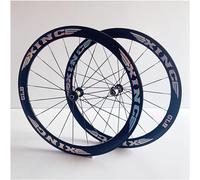 KUNYOS Paire De Roues De Vélo De Route 700C 50Mm Frein sur Jante À Double Paroi en Alliage D'Aluminium V/C À Dégagement Rapide 8/9/10/11Speed 20 Trous Roue Avant Arrière