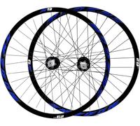 KUNYOS Roues Avant Et Arrière pour Vélo 26"/27,5"/29" Jante en Alliage CNC À Double Paroi Ensemble De Roues pour VTT 32H Frein À Disque QR 8-10 Vitesses Moyeu Cassette Roulements À Billes