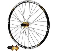 KUNYOS Roues De Vélo 26/27.5/29 Pouces en Alliage D'aluminium Hub Hybride/MTB HG Roulement Scellé 6 Trous Frein À Disque Jante Montagne pour Cassette 7-12 Vitesses 2250G,Thru axle Rear,26inch