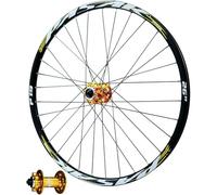 KUNYOS Roues De Vélo 26/27.5/29 Pouces en Alliage D'aluminium Hub Hybride/MTB HG Roulement Scellé 6 Trous Frein À Disque Jante Montagne pour Cassette 7-12 Vitesses 2250G,QR Front,27.5inch