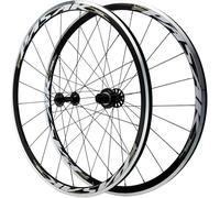 KUNYOS Roues De Vélo De Course 700C Freins À Disque/sur Jante Jantes À Double Paroi De 30Mm pour Moyeux 8 9 10 11 12 Vitesses Moyeu 100/130 Mm QR,Gris