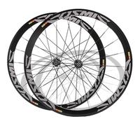 KUNYOS Roues de vélo de Route 700C*23C-25C-28C 40/50MM Aluminium Alloy C/V/Disc Brake Rim Quick Release 20H Hub for 7 8 9 10 11 Speed Wheelset,Gris,40mm C/V