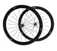 KUNYOS Roues de vélo de Route 700C*23C-25C-28C 40/50MM Aluminium Alloy C/V/Disc Brake Rim Quick Release 20H Hub for 7 8 9 10 11 Speed Wheelset,Noir,40mm C/V