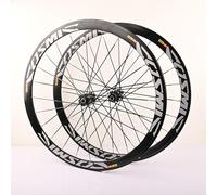 KUNYOS Roues de vélo de Route 700C*23C-25C-28C 40/50MM Aluminium Alloy C/V/Disc Brake Rim Quick Release 20H Hub for 7 8 9 10 11 Speed Wheelset,Gris,40mm Disc Brake