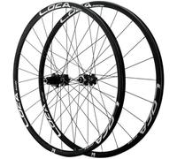 KUNYOS Roues De Vélo Montagne À Disque,Traction Droite 24 Trous Avant 2 Arrière 4 Roulements Micro Spline 12 Vitesses for Pneus 26 27,5 29 X1,5-2,4 Pouces Wheelset,26inch