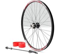 KUNYOS Roues de vélo Pliant MTB Avant arrière BMX 20'' 24'' 26'' 27.5'' 29'' 32H QR moyeux à Billes Frein à Disque Cassette 7 8 9 10 11S Roues de vélo,Rear Wheel,24inch