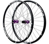 KUNYOS Roues De Vélo Route À Axe Traversant 700C avec Frein À Disque Center Lock, Moyeux Avant Et Arrière 28H pour Cassette 8/9/10/11/12 Vitesses, Jantes en Alliage D'aluminium,Argent