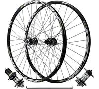 KUNYOS Roues De VTT 26 Pouces 27,5" 29" Frein À Disque 4 Roulements Étanches VTT Avant Et Arrière Jante 32 Trous pour Cassette 7-11 Vitesses,Grey QR,29inch