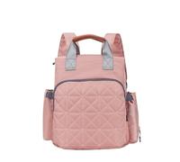 KUNYOS Sac À Dos Langer For Bébé, De Rangement Séparation, Voyage, Mère Et Léger Portable Grande Capacité Avec Sangles Poussette For Papa Maman(Pink)