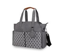 KUNYOS Sac À Dos Langer For Bébé, Sac De Rangement Voyage Étanche Multifonctionnel Grande Capacité, Main Portable Avec For Tétine, Bon Cadeau(Grey1)