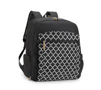 KUNYOS Sac à dos langer for bébé, sac multi-compartiments de grande capacité résistant l'usure et imperméable, mère, peut être accroché une poussette, maternité, voyage, transport(Black)