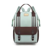 KUNYOS Sac À Dos Langer, Sac Mère Et Bébé Imperméable De Grande Capacité Avec Isolation Thermique, Voyage Unisexe, Rangement Classé Des Couches Tous Les Produits For(Green)