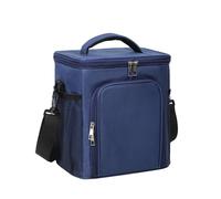 KUNYOS Sac à Lunch de Grande capacité 8,6 L, Frais et Chaud, Peut être porté en bandoulière ou la Main, C'est Un Sac Conservation fraîcheur idéal for Le Travail, Les Voyages Pique-niques(Navy Blue)