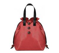 KUNYOS Sac à Lunch for Femme, Sac de Rangement Cordon Adulte, Isolant, Facile Utiliser, Travail/école/Pique-Nique/Voyage/déjeuner en Plein air, Une expérience Vie Merveilleuse(Red)