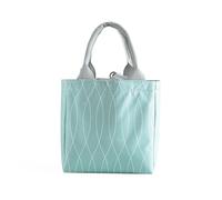 KUNYOS Sac à Lunch for Femme, Style Cordon, Facile Transporter, Sac de Rangement Multifonctionnel, adapté au Travail, l'école, aux Voyages, Profitez d'une Vie Meilleure(Green2)
