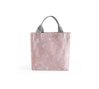 KUNYOS Sac à Lunch for Femme, Style Cordon, Facile Transporter, Sac de Rangement Multifonctionnel, adapté au Travail, l'école, aux Voyages, Profitez d'une Vie Meilleure(Pink1)