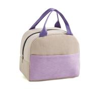 KUNYOS Sac à Lunch for Femmes et Filles, Conservation de la Chaleur,Facile Transporter, adapté au Travail/école/Pique-Nique/Voyage/déjeuner en Plein air, Une expérience Vie Merveilleuse(Purple)