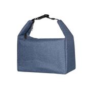 KUNYOS Sac Isotherme for Femme, Petit Sac à Lunch Portable avec Boucle, adapté au Travail/à l'école/au Pique-Nique/aux Voyages for Profiter d'une Vie Meilleure(Navy Blue,Square)