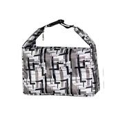 KUNYOS Sac Isotherme for Femme, Petit Sac à Lunch Portable avec Boucle, adapté au Travail/à l'école/au Pique-Nique/aux Voyages for Profiter d'une Vie Meilleure(Plaid,Square)