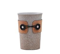 KUNYOS Tasse À Café En Céramique De 350 Ml, Tasse À Thé Anti-brûlure En Grès Rétro Créative Faite À La Main, Tasses For La Maison Et Le Bureau For Déguster Des Boissons(Gery)