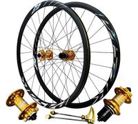 KUNYOS Wheelset Jeu Roues De Route avec Frein À Disque 700C,Jantes Double Paroi en Alliage D'aluminium Moyeu 24H Dégagement Rapide Roues Avant Et Arrière De Vélo 1800G Road Wheel