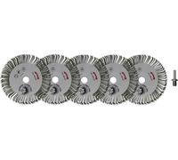 Kunzer 5 x Turbo Igel dans un carton avec 1 mandrin 7TI06 1 set