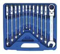 KUNZER 7GR12 Kit de clés à fourche et polygonale à cliquet