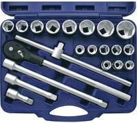 Kunzer Jeu de clés à douille métrique 3/4 (20 mm) 21 pièces 73421