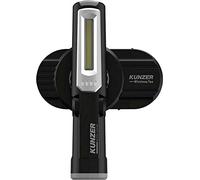 KUNZER Lampe de travail PLI-7 - Technologie COB - Lampe de poche d'atelier avec intensité lumineuse de 300 lm et durée d'éclairage de 9 h - Induction