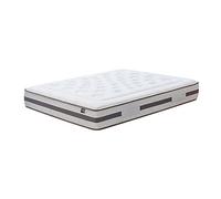 KUO Dream | Matelas ECO Natur | Ressorts ensachés avec Renfort Lombaire en Latex | Rembourrage en Coton Naturel et Tissu Bambou | Épaisseur 28 cm | 90 x 200 cm