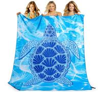 KUOGAS Serviette de Plage XXL 200x145 cm, Grande Serviette en Microfibre à SéChage Rapide, Serviette De Bain sans Sable, Couverture De Plage pour Femmes