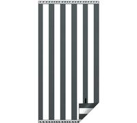 KUOGAS Serviette de Plage XXL 90 * 180, Grande Serviette en Microfibre à SéChage Rapide, Serviette de Bain sans Sable, Couverture de Plage pour Femmes (Gris foncé)