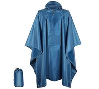 KUOGAS Veste de pluie, poncho de pluie, pour homme et femme, réutilisable,Poncho Antipioggia Uomo, Donna, Poncho Antipioggia Riutilizzabile 3 in 1, Giacca Antipioggia Unisex,