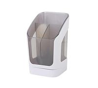 KUOHU Égouttoir à Couverts, Porte-ustensiles, Caddy de comptoir d'évier Boîte d'égouttage Baguettes Cuisine Multifonction Pratique (Atrovirens)(Wit)