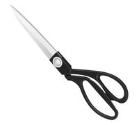 KUONIIY Ciseaux de couture haute performance 24cm - Ciseaux de coupe professionnels en acier inoxydable et cuivre pour tissu-cuir couture artistes étudiants couturières, Noir