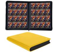 KUOOKING Classeur à cartes à collectionner plus de 1000 pochettes (jaune)