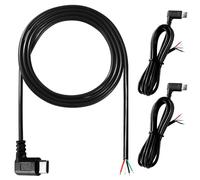 KUOQIY 3 Pièces 100cm 22AWG Queue de Cochon USB Type-C Mâle, 5V 3A Angle Droit USB-C vers Fil nu à 4 Broches, Câble de Queue USB Type - C Rallonge de Câble D'alimentation, pour Bricolage
