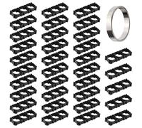 KUOQIY 35 Pièces 18650 Supports de Batterie Li-ION, 3 Cellules 18650 Support de Batterie au Lithium, Support de Batterie Cylindrique, with 3m Bande de Nickel, pour Cellules Li-ION 18650