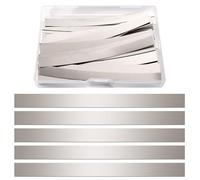 KUOQIY 50 Pièces 0.15 * 8 * 100 mm Bande de 99.6% Nickel Pur, Bande de Nickel pour Batterie, Accessoires Soudage Bandes Nickel, pour 18650 Soudage par Spot de Batterie