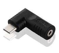 KUOQIY 65W PD USB C à DC Adaptateur, CC 3.0x1.1 mm Entrée vers Type C Coudé à 90 Degrés Adaptateur de Chargeur de Prise d'alimentation, pour Tablettes