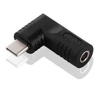 KUOQIY 65W PD USB C à DC Adaptateur, CC 4.5x0.6 mm Entrée vers Type C Coudé à 90 Degrés Adaptateur de Chargeur de Prise d'alimentation, pour Tablettes