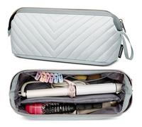Kuosdaz Sac de voyage pour outils de cheveux pour Shark Flexstyle Dyson, sac de rangement matelassé pour outils de cheveux, cadeau pour femme, sac de rangement pour accessoires de cheveux, sac