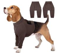 Kuoser Body pour chien selon Op - Pour chien et - Combinaison de protection anti-fuite après castration - Respirant - Pour chien - Anti-léchage - Protection des escarres et des coudes - Marron