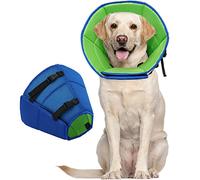 Kuoser Collier Conique pour Chien Après Une Chirurgie, Cône de Protection pour Animaux de Compagnie pour Chiens de Petite Moyenne Grande Taille, Collier de Récupération Réglable pour Chien