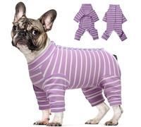 Kuoser Combinaison de récupération pour chien,Combinaison à manches longues après une chirurgie,Pyjama anti-léchage,Alternative pour chiens et chats de petite et moyenne taille