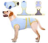 Kuoser Combinaison de récupération pour Chien pour Petite Moyenne Grande Taille, Protecteur de plaie Abdominale, maladie de la Peau de Chat, Chiot après Une opération chirurgicale